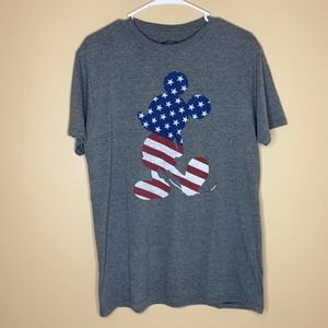 Mickey Mouse American Flag T-Shirt